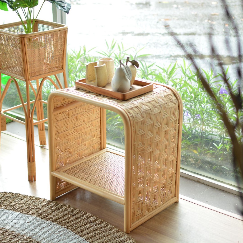 Jual Katara Side Table RCFU-21179 Coffee Table Meja Rotan Asli Kualitas ...