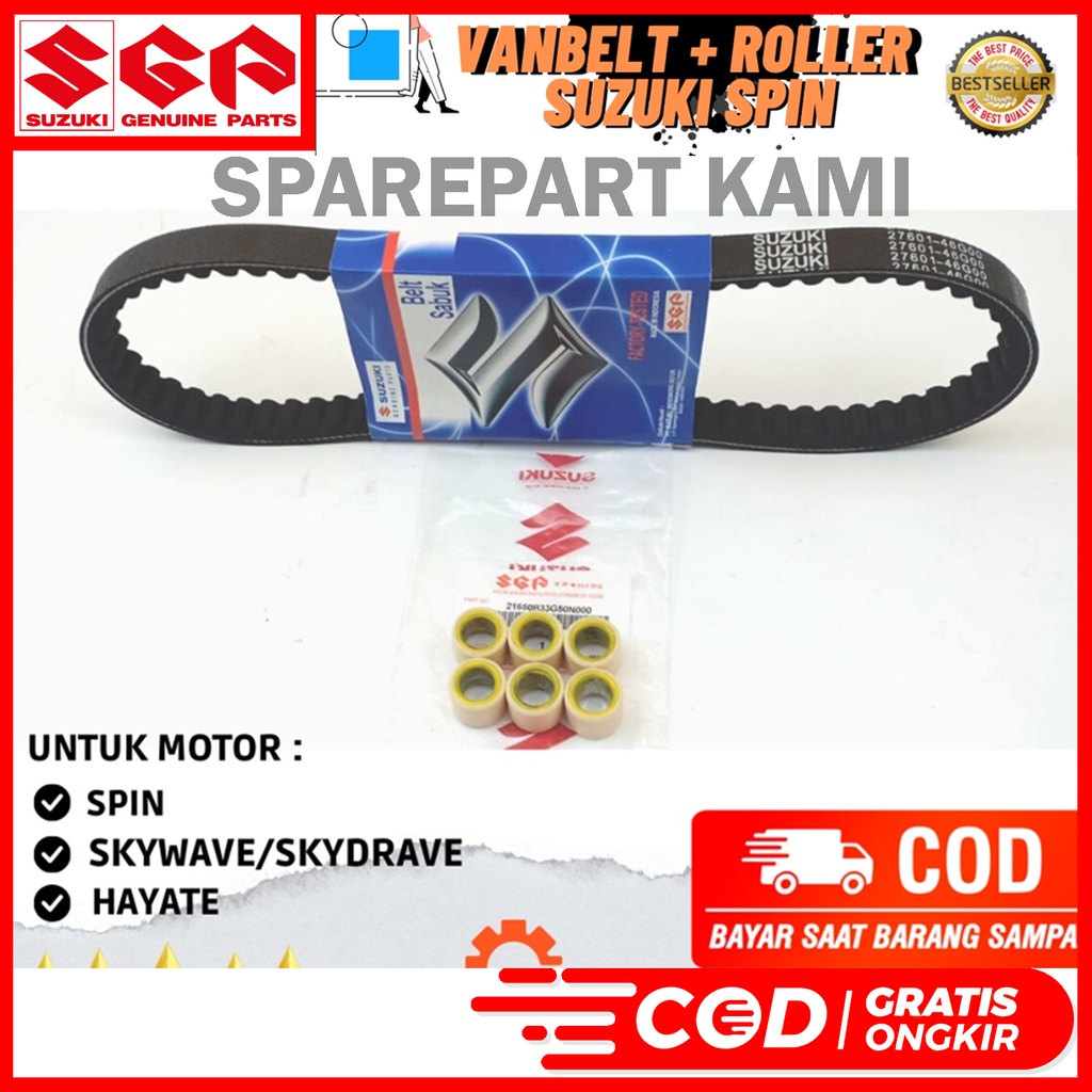 Jual VANBELT VAN BELT ASSY SPIN SKYWAVE SKYDRIVE HAYATE SGP SUZUKI ...