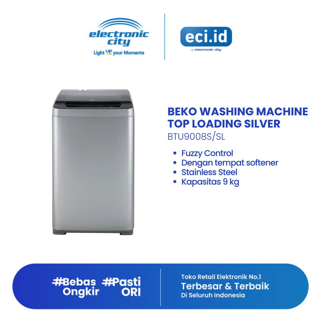 Jual Beko Mesin Cuci Top Loading Kg Btu S Sl Shopee Indonesia