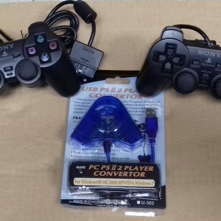 Jual Stik / Stick / Ps2 / Ps 2 Op Paket Dengan Converter Stik Double ...