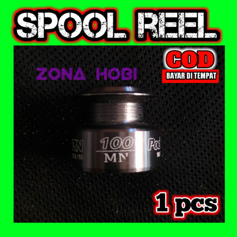 Jual spare part spool reel pancing alumunium plastik murah | Shopee ...