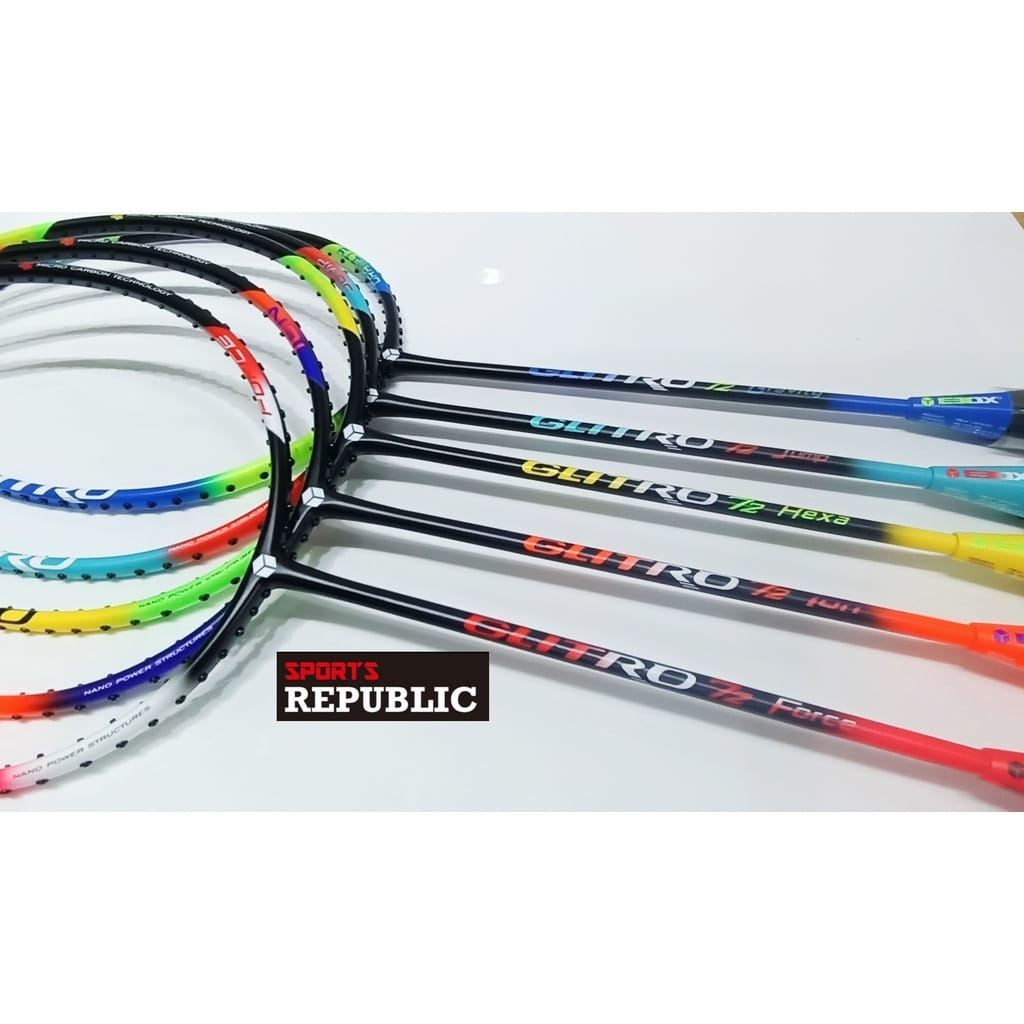 Jual RAKET BADMINTON ORIGINAL EBOX GLITRO 72 NEW ORIGINAL EBOX 30 LBS ...