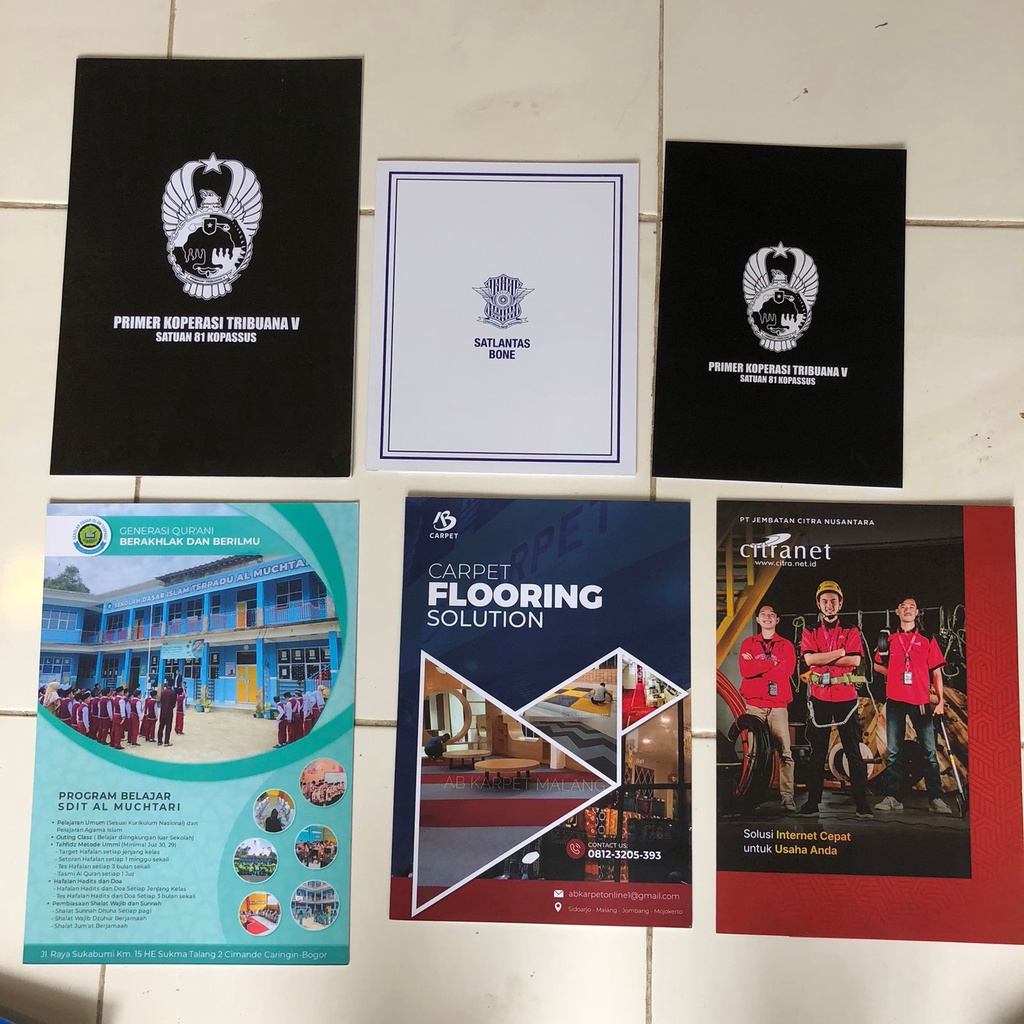 Jual CETAK MAP FOLDER/STOP MAP F4/A4 Map Sekolah / Kantor Custom ...