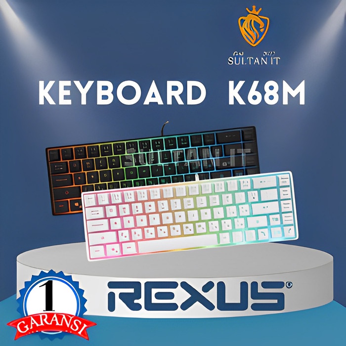 Jual Rexus Keyboard Gaming Mini Battlefire K68M Original Shopee Indonesia