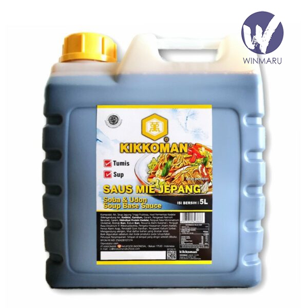 Jual Kikkoman Saus MIe Jepang / Soba & Udon Soup Base Sauce 5l 5ltr