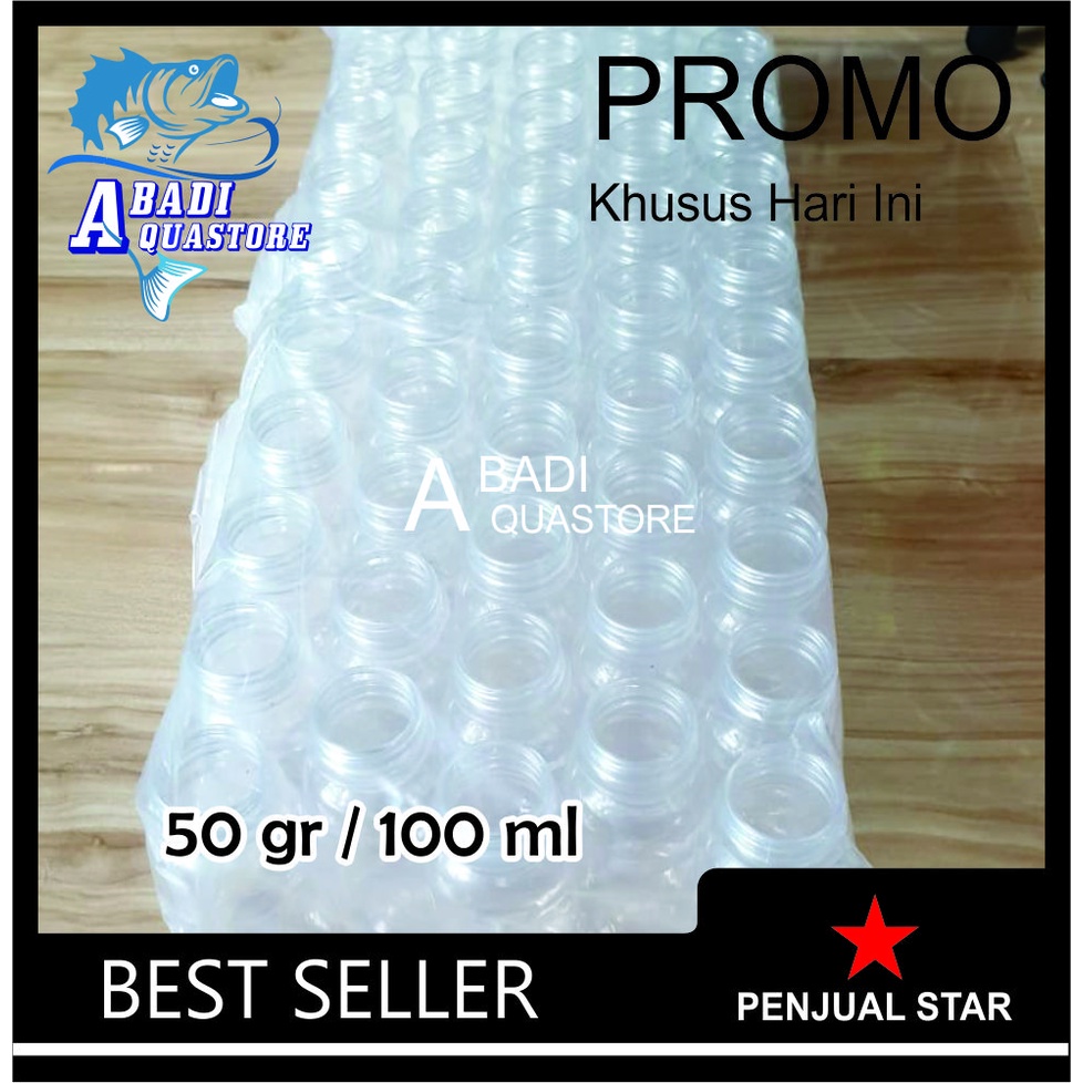 Jual Botol Plastik 100 ml - Botol Repack 50 gram - Botol Kemasan ...