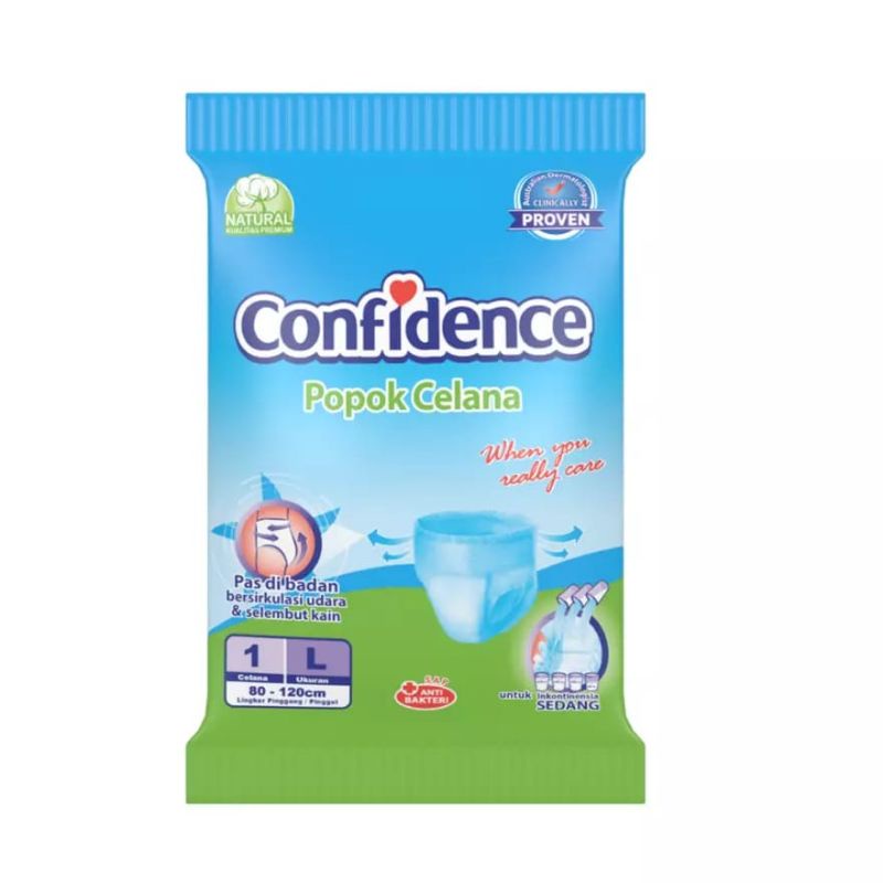 Jual Confidence Popok Celana Dewasa Inkontinesia Sedang Isi Pcs Size