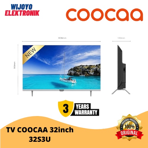 Jual Coocaa 32 Inch Digital Smart Tv Model Coocaa 32s3u Shopee