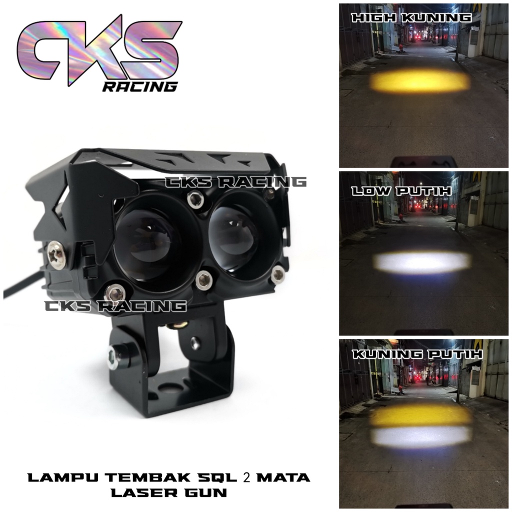 Jual Lampu Tambak Laser Led Sql Mata Lasergun Waterproof Putih Kuning