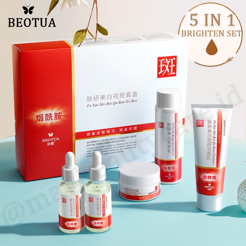 Jual Beotua X Niacinamide Whitening Fade Dark Spot Paket Pcs Skincare Set Niacinamide