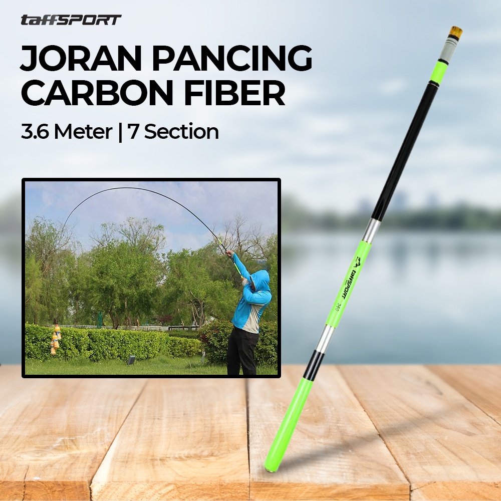 Jual Joran Pancing Carbon Fiber Stream Fishing Rod 3.6 Meter - 7RTH6VXX ...