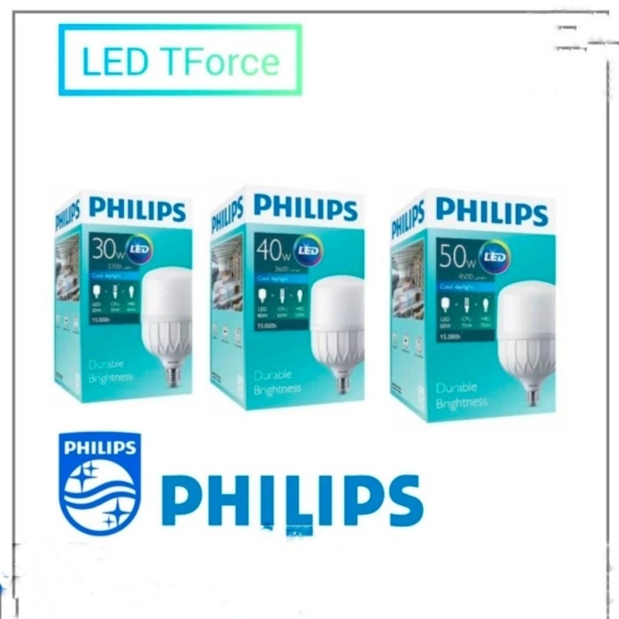 Jual Lampu Philips Tforce 30w 40w 50w Trueforce Hb Jumbo Shopee Indonesia 3949