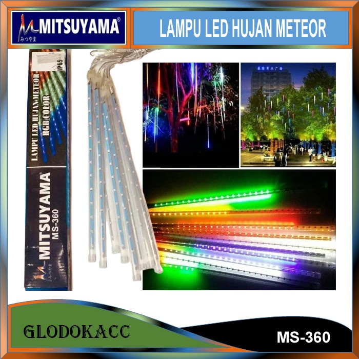 Jual Lampu Led Hujan Meteor Rgb Mitsuyama Lampu Taman Lampu Hias