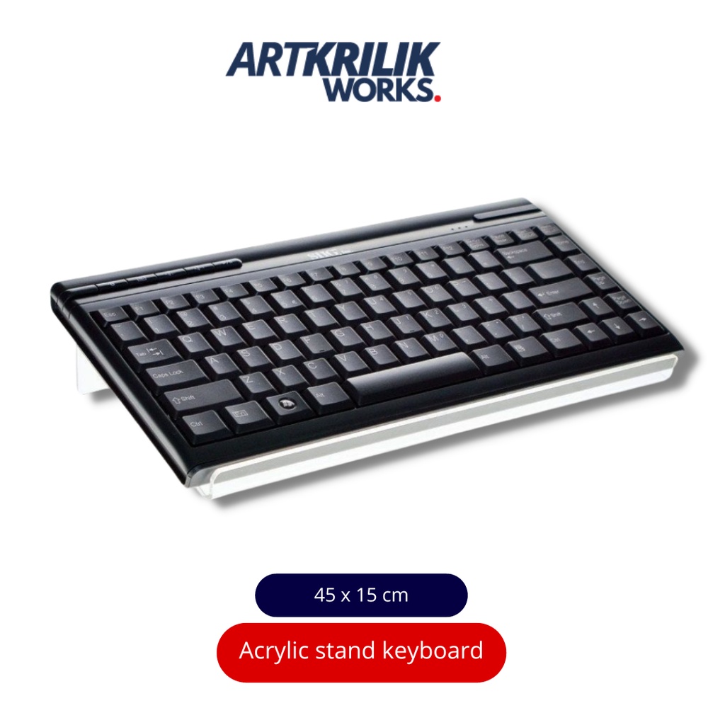 Jual Akrilik Dudukan Keyboard | Acrylic Stand Keyboard | Shopee Indonesia