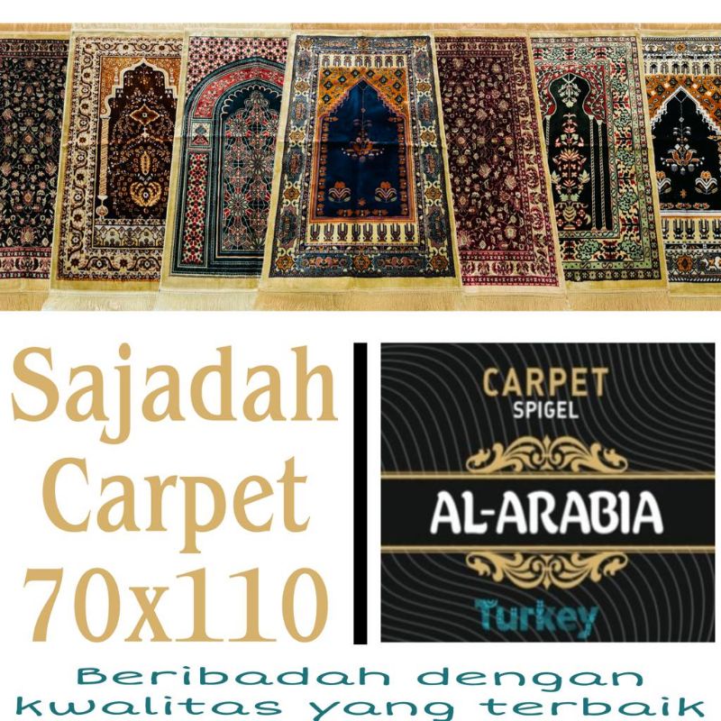 Sajadah Al Arabia karpet wangi/ parfume 70x110