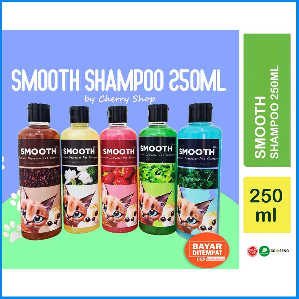 Jual [250ML SHAMPOO CAT DOG] Smooth 250ml Shampoo degreaser kucing dan anjing Shopee Indonesia