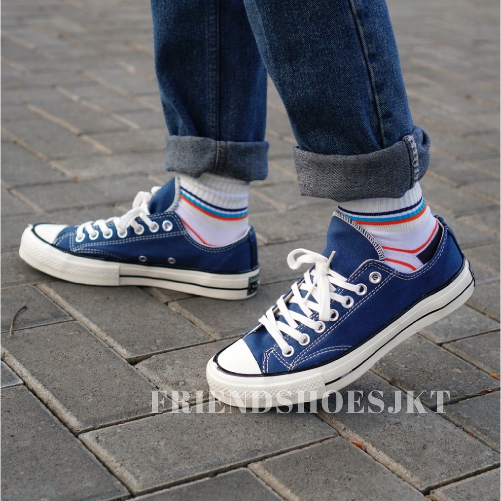 Jual Sepatu Converse 70s Low True Navy Egret Shopee Indonesia