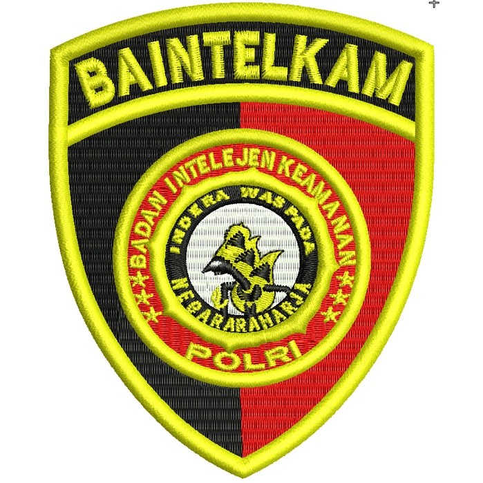 Jual LOGO BAINTELKAM - SAT INTELKAM - BAITELKAM - RODA - TIMBUL 3D ...