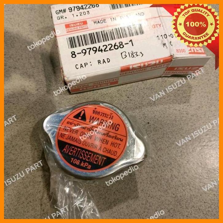 Jual (vani) tutup cap radiator isuzu dmax 4jj 4jk 4jh 4jh1 4jk1 4jj1 ...
