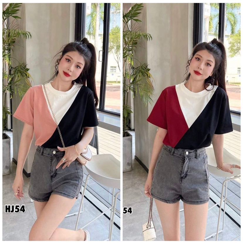 T-Shirt Lengan Panjang Aesthetic Green Offwhite