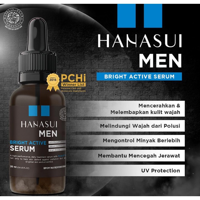 Jual Hanasui Men Serum Face Bright Active Ml Shopee Indonesia