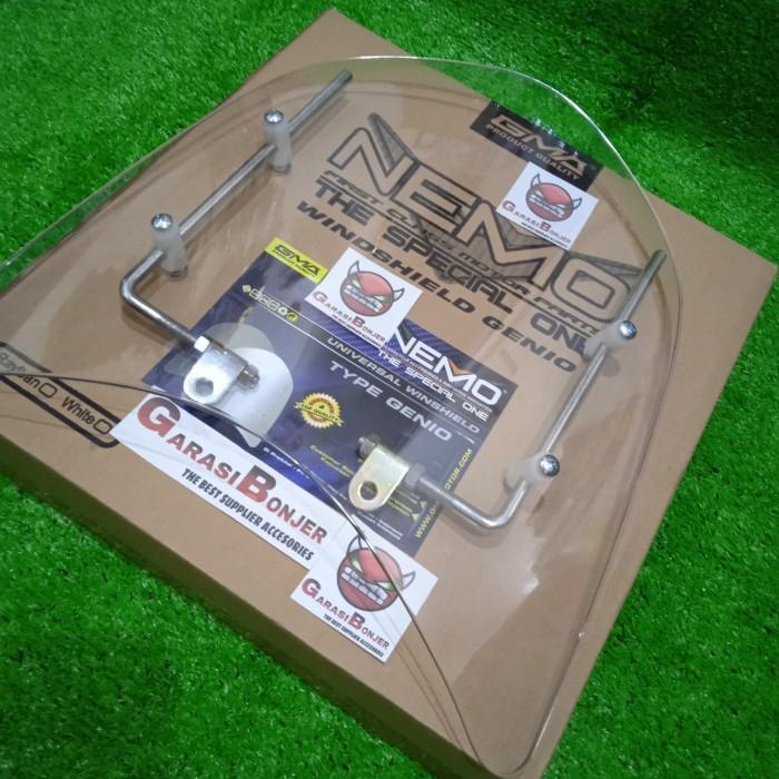 Jual VISOR WINDSHIELD GENIO UNIVERSAL VARIO BEAT MIO SCOOPY FINO XRIDE