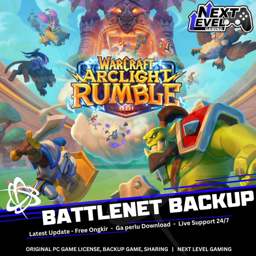 Jual Warcraft Arclight Rumble PC [ BATTLENET BACKUP ] | Shopee Indonesia