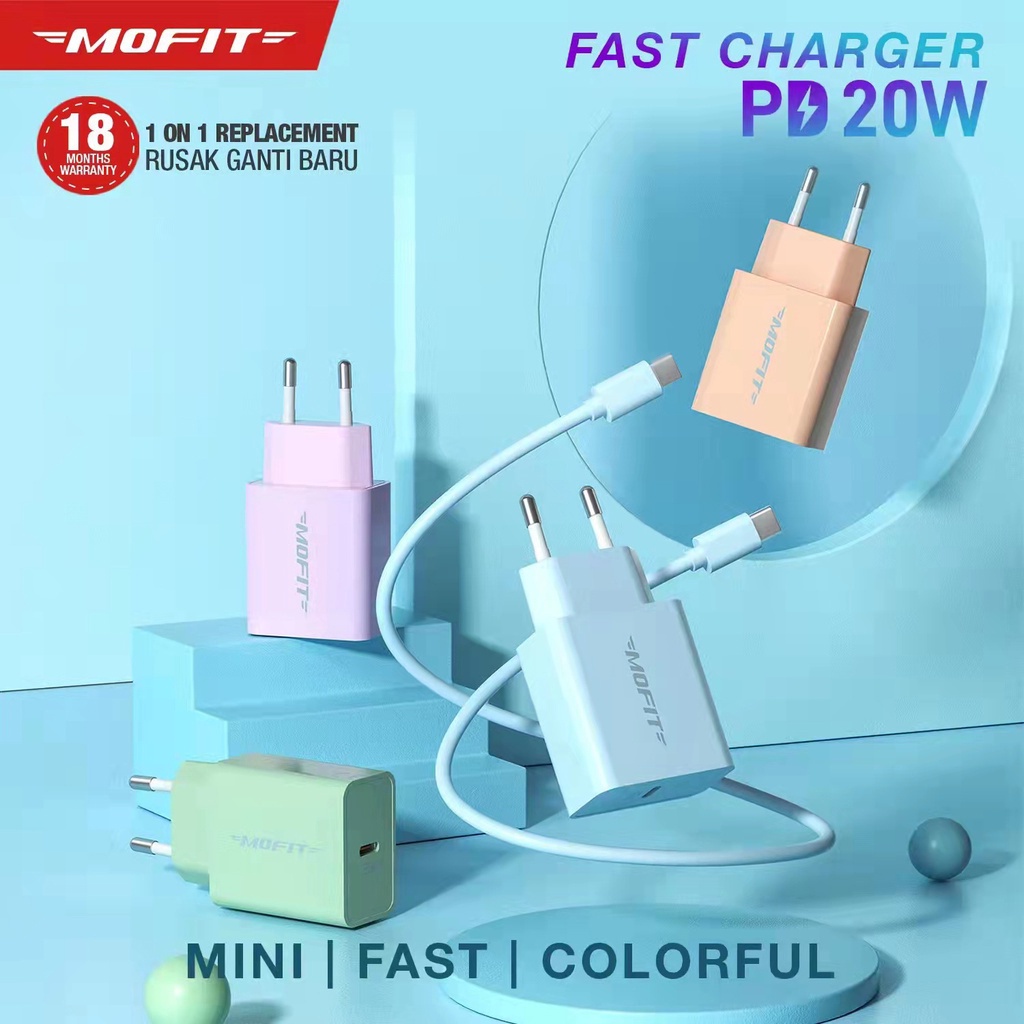 Jual MOFIT MPD Mini PD 20Watt Power Adapter Charger QC 3.0 Fast ...