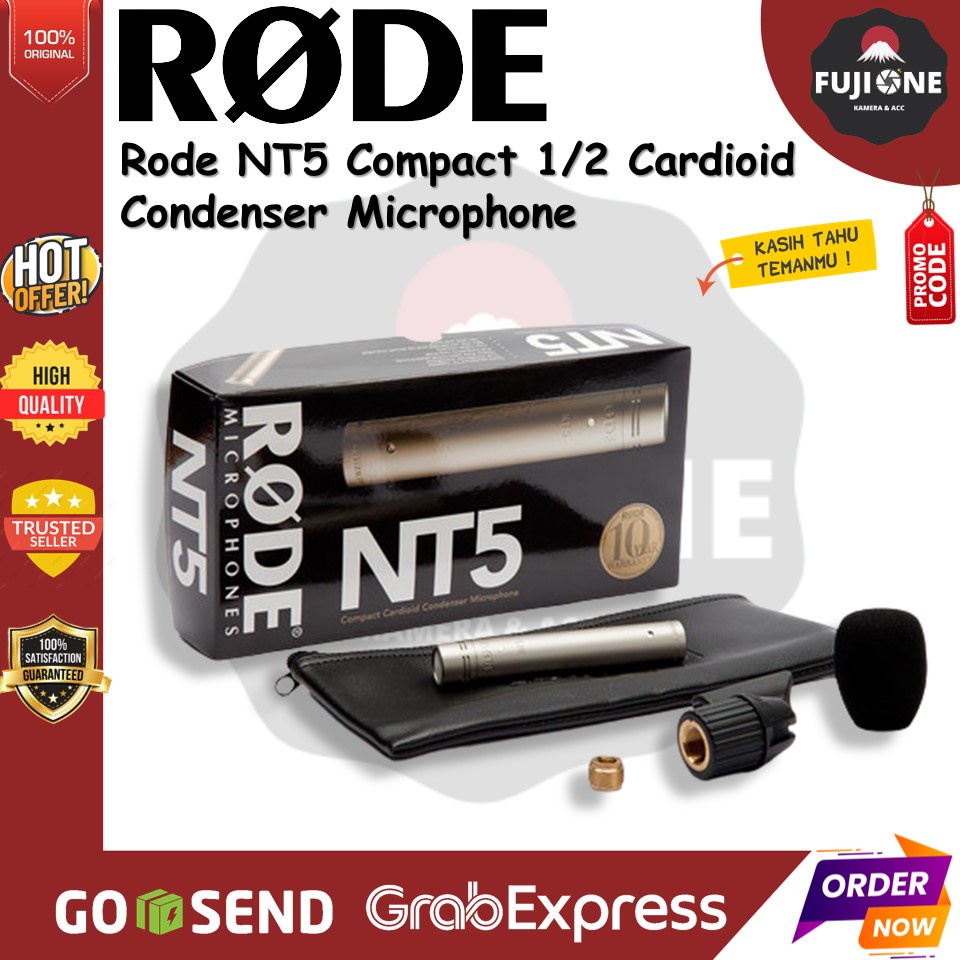 Jual Rode NT5 Compact 1/2 Cardioid Condenser Microphone | Shopee Indonesia
