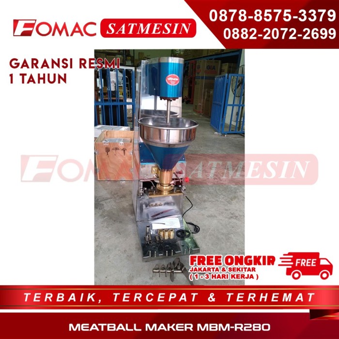 Jual Mesin Cetak Baso Meat Ball Maker Mbm R280 Fomac Shopee Indonesia