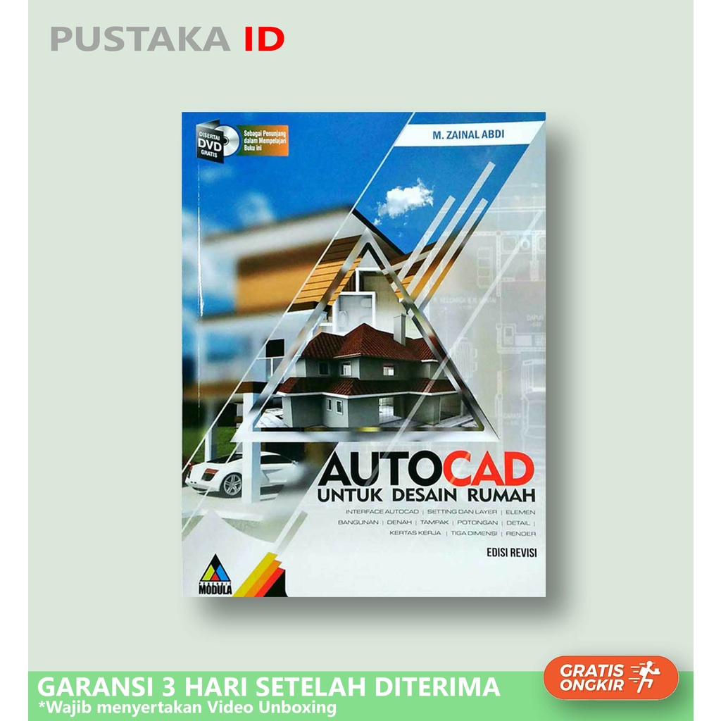 Jual Buku AutoCAD Untuk Desain Rumah (Edisi Revisi) - Original | Shopee Indonesia