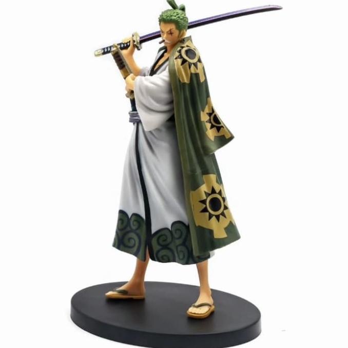Jual Banpresto DXF One Piece RORONOA Zoro Grandline Man Wano Statue