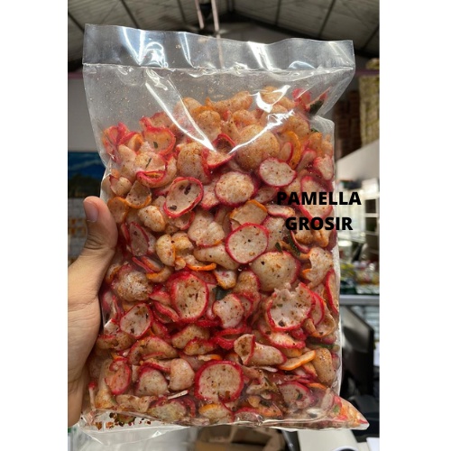 Jual Aneka Snack Camilan Krupuk Seblak 500gr Makanan Ringan Jajanan