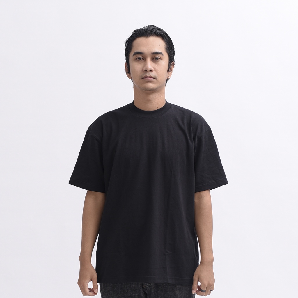 Jual Extra Garments - Black T-shirt - Kaos Polos Hitam Katun 16s ...