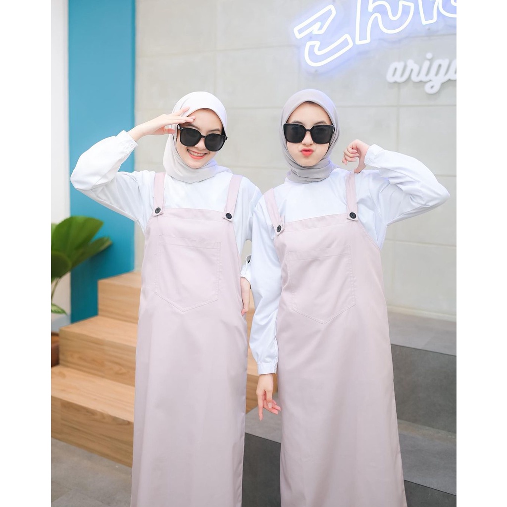 Jual GR - OVERALL ANYA // OVERALL SAKU DEPAN // BAJU MUSLIM WANITA ...