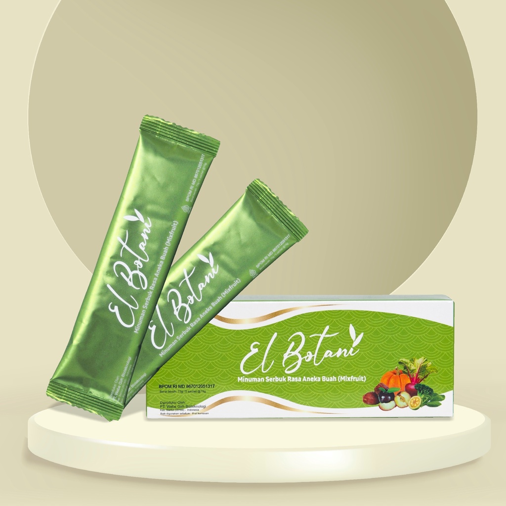 Jual El botani minuman detox rasa aneka buah mix fruit rasa buah segar ...