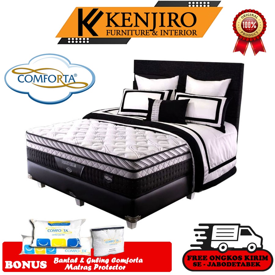 Jual COMFORTA Kasur Springbed ( Perfect Dream ) Full Set Ukuran ...