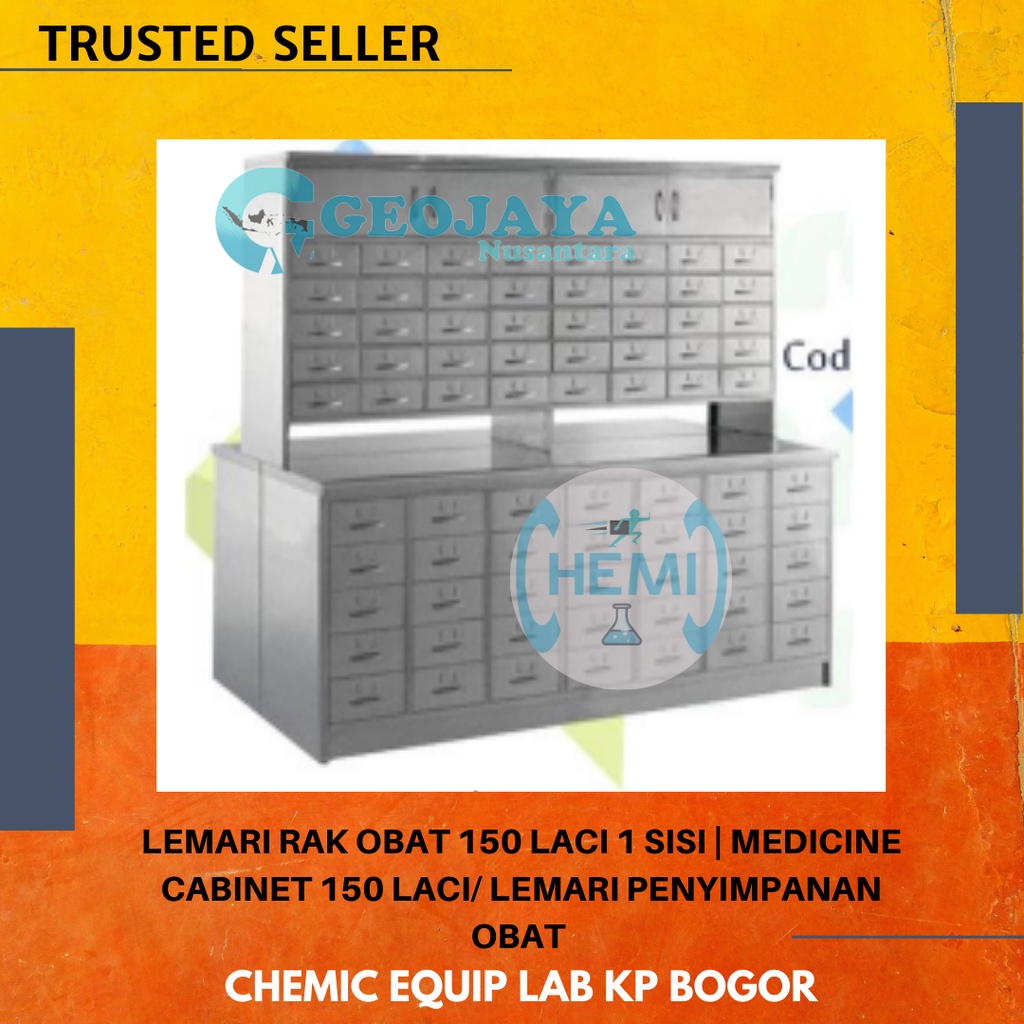 Jual LEMARI RAK OBAT 150 LACI 1 SISI | MEDICINE CABINET 150 LACI ...