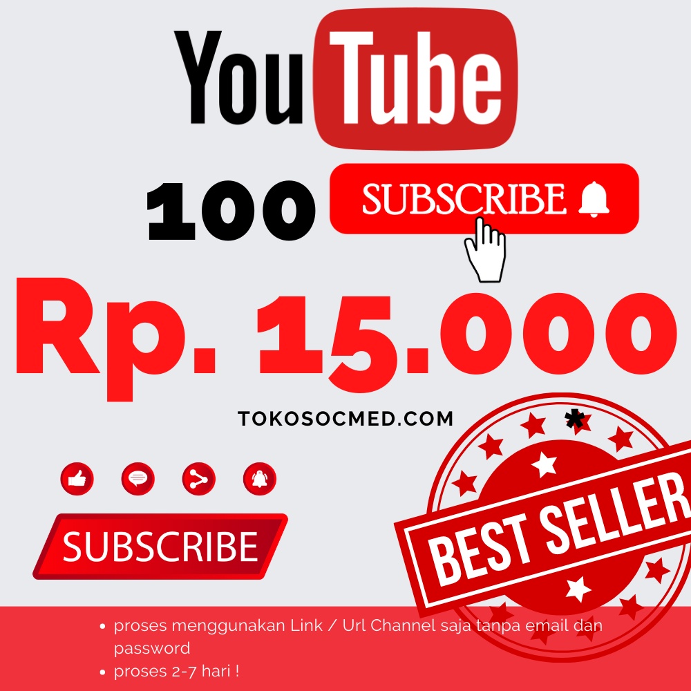 Jual Subscribers Youtube Subs Youtube Subscriber Youtube Subscribe