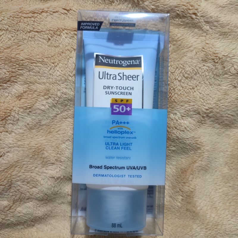 Jual Neutrogena Ultra Sheer Dry Touch Sunscreen Spf 50 88ml Shopee