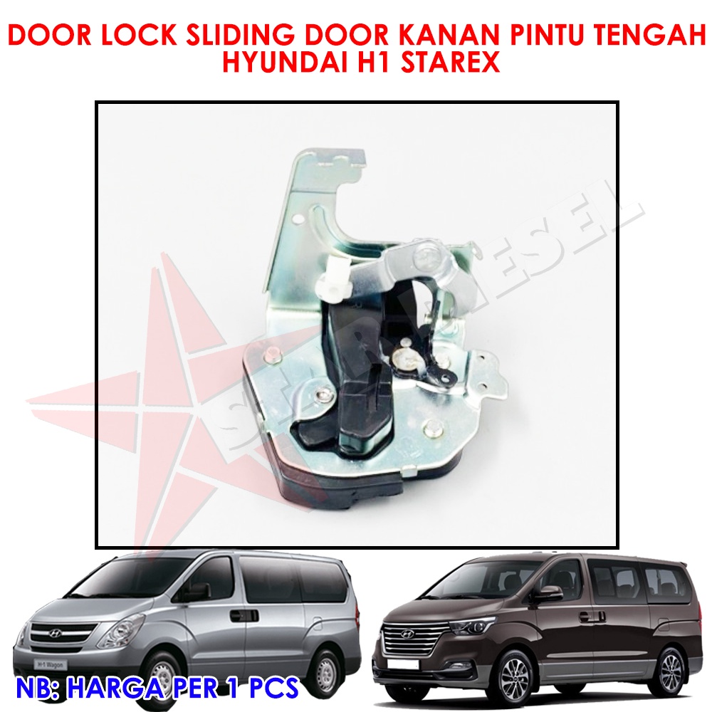 Jual PINTU TENGAH HYUNDAI H1 STAREX MESIN A1 A2 DOOR LOCK SLIDING DOOR