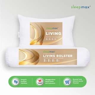 Sleepmax Paket 1 Bantal + 1 Guling Package Living Pillow Bolster