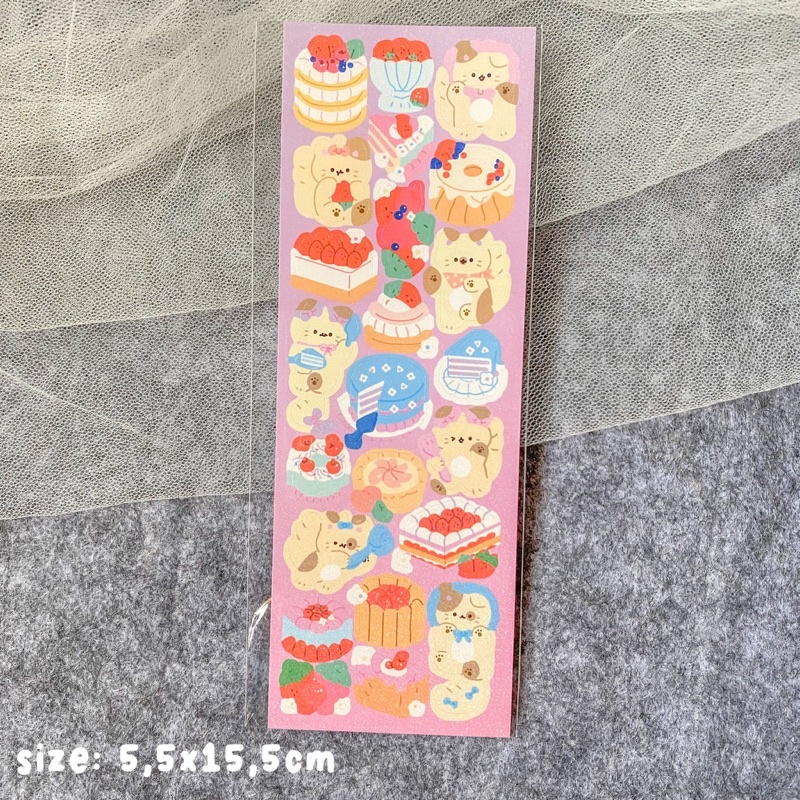 Jual Cute Glitter Sticker Hologram | Sticker Hologram | Sticker Glitter ...