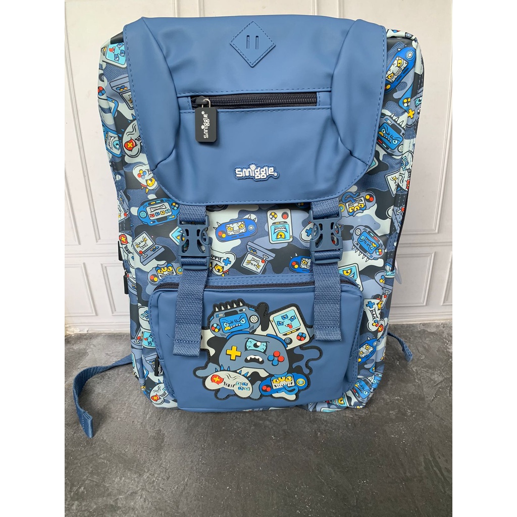 Jual SMIGGLE AWAY FOLDOVER BACKPACK GAME TAS RANSEL SMIGGLE Shopee