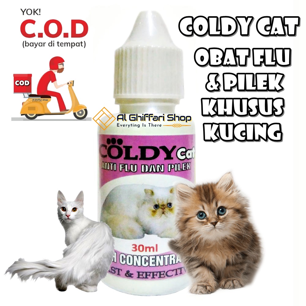 Jual Obat Kucing Sakit Flu Bersin Pilek Ingusan Demam Akut Pada Anak ...