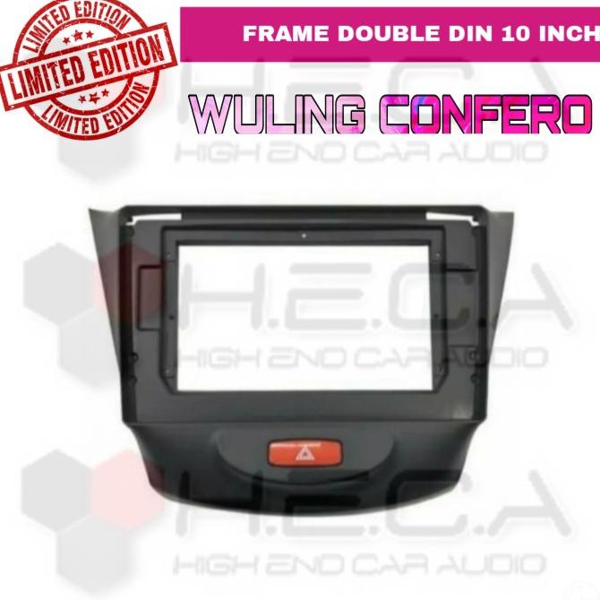 Jual Frame Double Din 10 Tape Head Unit Wuling Confero 10 Inch Tape