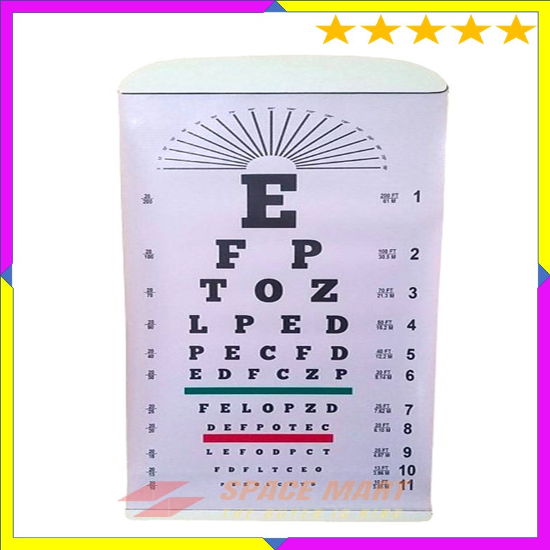 Jual Snellen Chart Alfabet Snellen e Chart snellen Chart alvabed alat ...