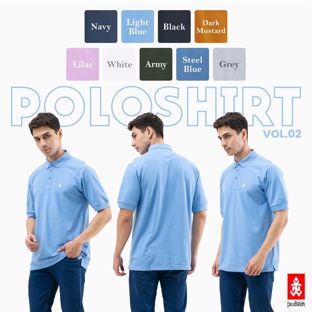 Jual Kwitan Kaos Kerah Polo Shirt Col Series Shopee Indonesia