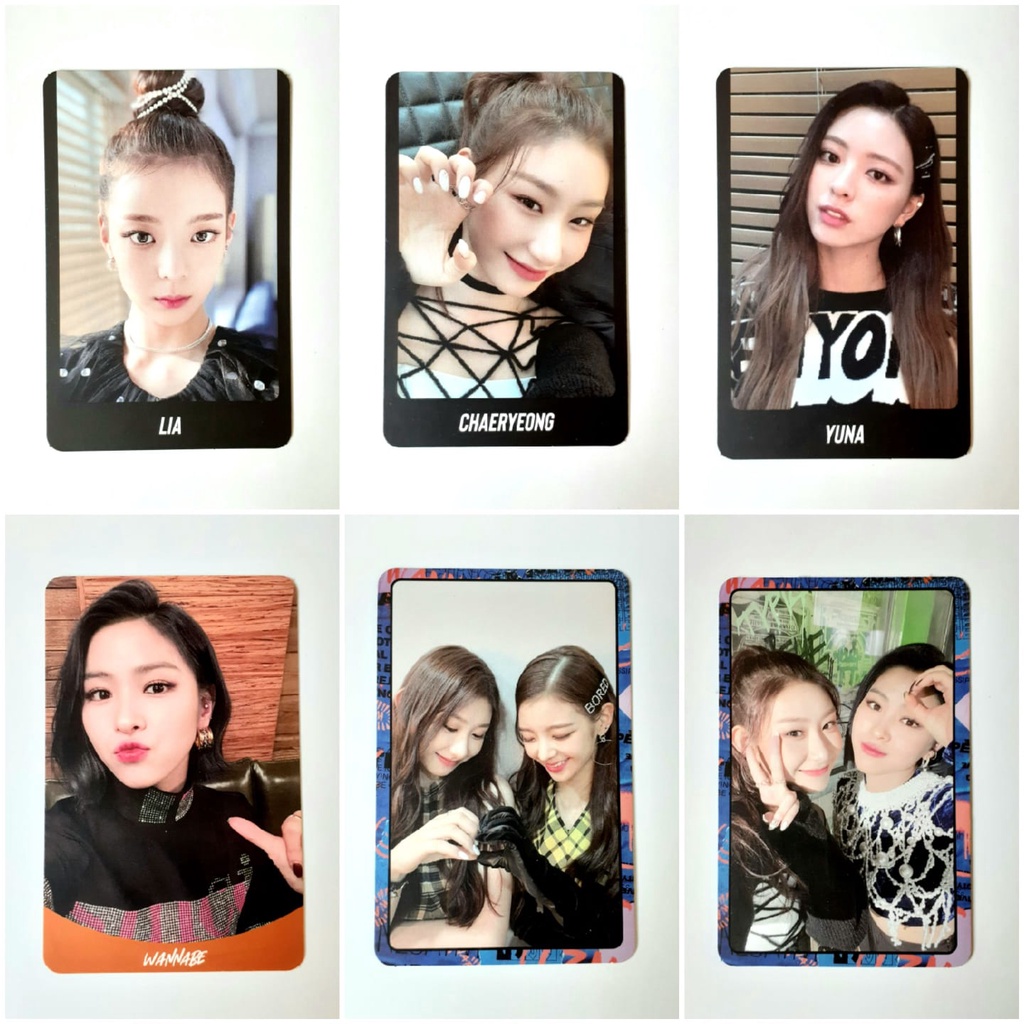 Jual Photocard Itzy Official It Z Me Not Shy Ryujin Yuna Chaeryeong Lia Shopee Indonesia