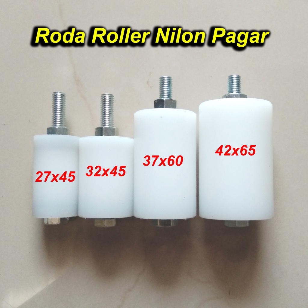 Jual Roda Roller Nilon / Roler Pintu Pagar Stainless/bearing pintu
